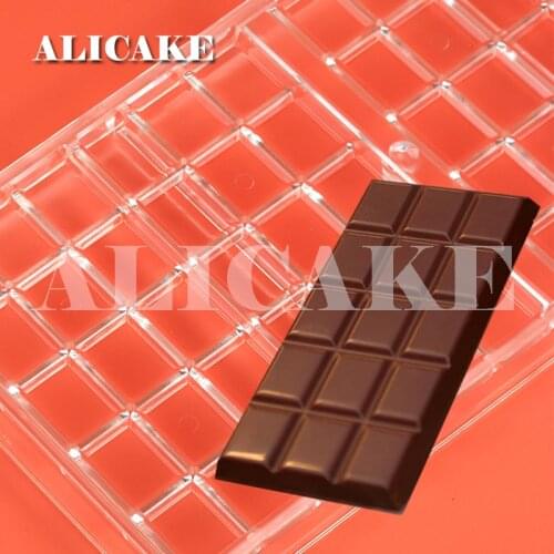 1-3Pcs Polycarbonate Chocolate Molds Diamond Thick Food Grade Tray Form for Chocolate Mould Baking Mold Pastry Tools