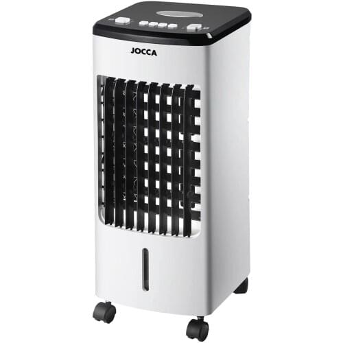 HVAC and JOCCA humidifier. Electric and portable air conditioning for home. Fan with water tank 4L