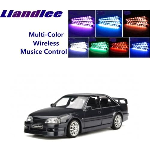 LiandLee Car Glow Interior Floor Decorative Seats Accent Ambient Neon light For Opel Omega B1 1994~1999