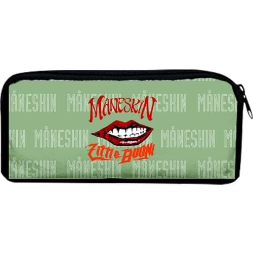 Maneskin Oxford Cloth Pencil Case Office Student Pencilcase Cute Canvas Pencil Bag School Supplies Pen Box