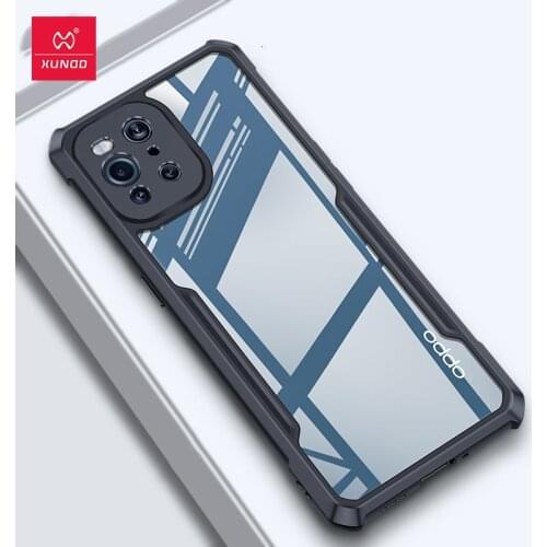 For OPPO Find X3 Case XUNDD Shockproof Protective Phone Matte Case Airbag Bumper Transparent Shell For OPPO Find X3 Pro Case