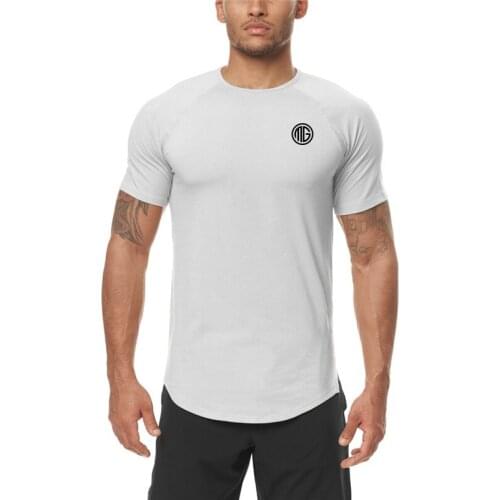 Mens Brand Mesh Fitness Casual Short Sleeve Fashion T-Shirts Clothing Running Training Tights Sport Gym Sports Quick Dry Tshirt