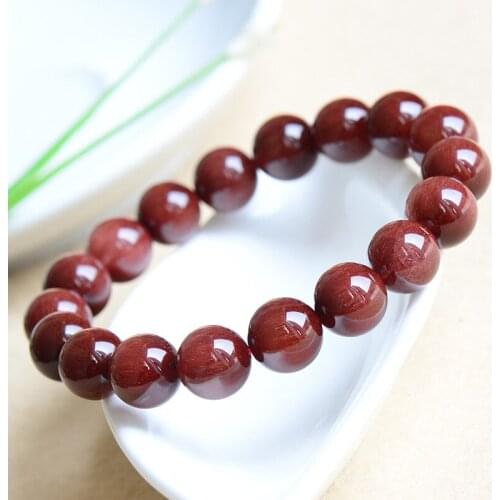 Natural Red Hair Crystal Bracelet Mens Couples Bracelets Shun Fat Lucky Transit Crystal Hair Crystal 10mm Beads Bracelet AAA