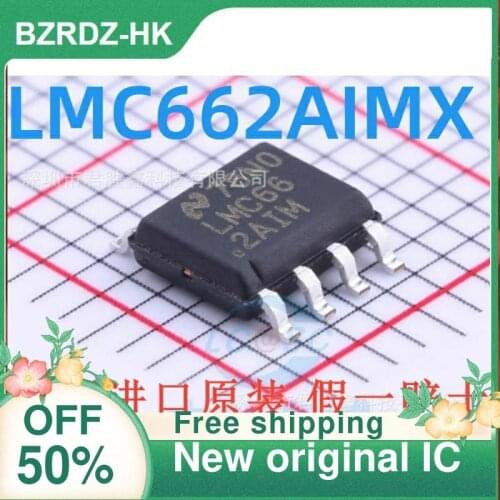 2-10PCS/lot LMC662AIMX LMC662AIM LMC662 SOP8 CMOS dual operational amplifier New original IC
