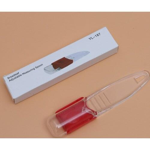 New Transparent Plastic Adjustable Measuring Cup Spoons Kitchen Tools Baking Cooking Measuring Spoon Baking Tools Measuring Cup