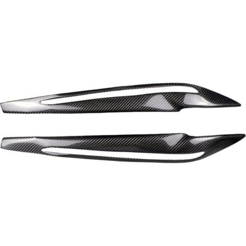 2pcs Car Headlight Front Cover Molded Car Light Eyebrow Protective Shell For Bwm F15 Automobile Exterior Decorative Accessories