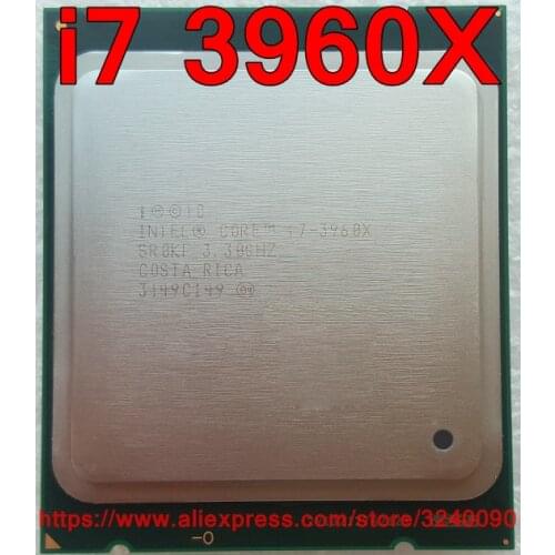 Intel Core i7 Extreme Edition i7 3960X processor i7-3960X Desktop CPU 6-cores 3.30GHZ 15MB 32nm LGA2011 free shipping