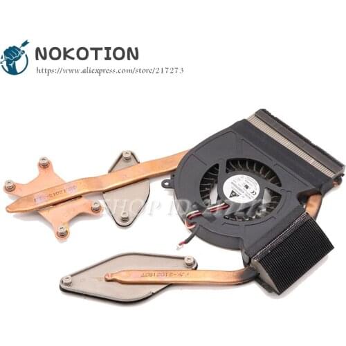 NOKOTION Bremen15-AMD BA62-00502B For Samsung NP-R525 R525 laptop cooling heatsink Copper Radiator With FAN