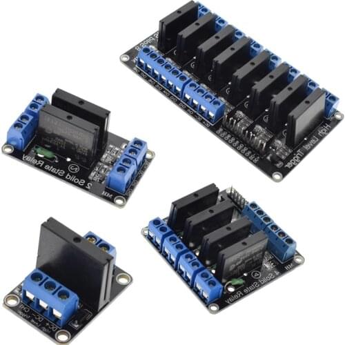 5V Relay 1 2 4 8 Channel OMRON SSR High Low Level Solid State Relay Module 250V 2A For Arduino