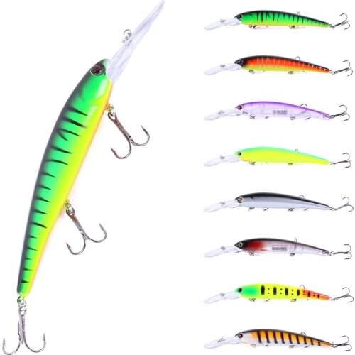 16cm 21g 8pcs Minnow Fishing Lure Laser Hard Artificial Bait 3D Eyes Fishing Wobblers Pike Carp Bait Crankbaits Fishing Tackle