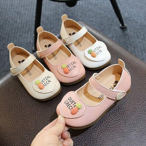 Girls PU Leather Shoes Little Girls Princess Shoes Childrens Single Shoes Korean Style Baby Toddler Soft soled Little Girl Shoes