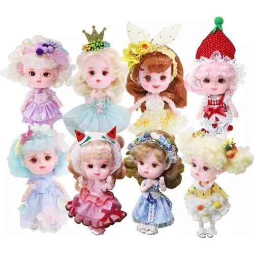 Dream Fairy 1/12 BJD DODO Doll ob11 14cm mini doll 26 joint body cute children gift toy angel surprise doll