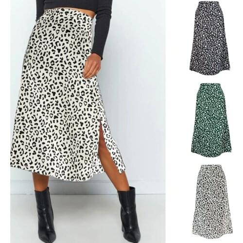 Zipper Summer High Waist Skirt Women Fashion Floral Daisy 2020 Long Skirts Female Harajuku Korean Style Streetwear Elegant Cloth