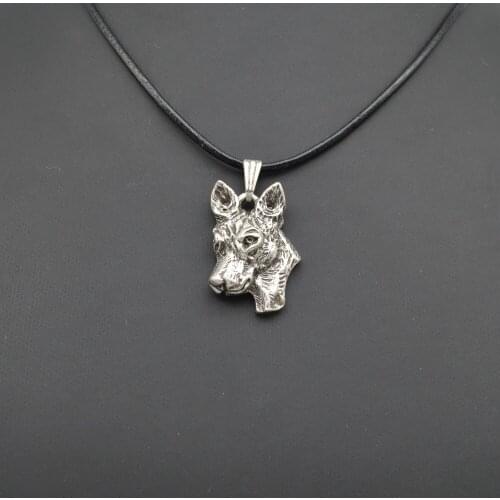 Fashion Cute vintage 3D Basenji dog Pendant Choker women Necklace Trendy delicate charm gift Jewelry