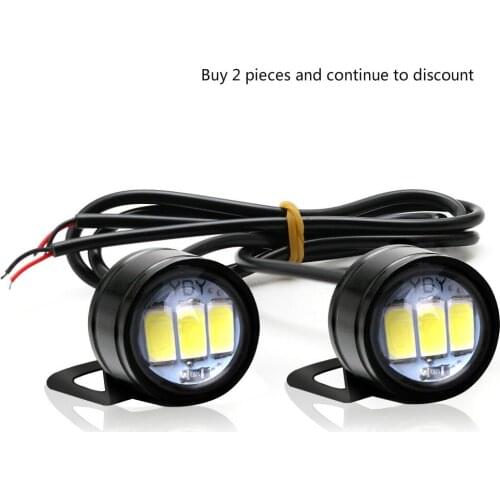 2PCS Motorcycle Hawk-eye Lamp Ghost-fire Lamp Modification Lamp Pedal Led Mirror Lamp Head-light Rogue Lamp Rearview Mirror Lamp