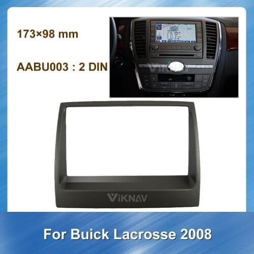 2DIN Car Stereo DVD Radio Fascia for BUICK LaCrosse 2008 Audio Player Panel Adapter Frame Dash Mount Installation Kit