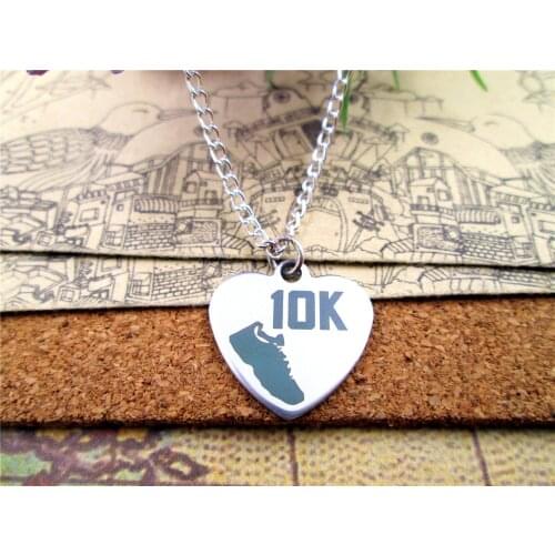 3pcs/lot Fashion stainless steel necklace "10K " Charms Pendant necklace jewelry Gift more style for choosing