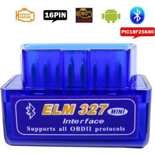 2020 Super Mini ELM327 Bluetooth V1.5 OBD2 Car Diagnostic Tool ELM 327 Bluetooth Code Reader Scanner For Android Support J1850