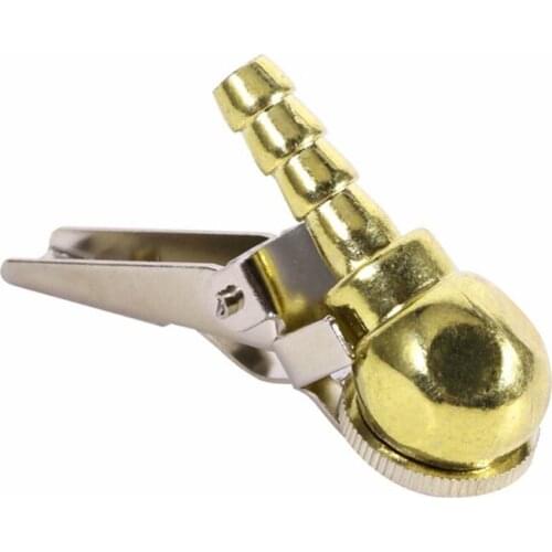 Car Brass Air Pump Chuck Tyre Valves Tyre Tire Inflator Valves Connector 8mm Clamp Tire Repair Tools