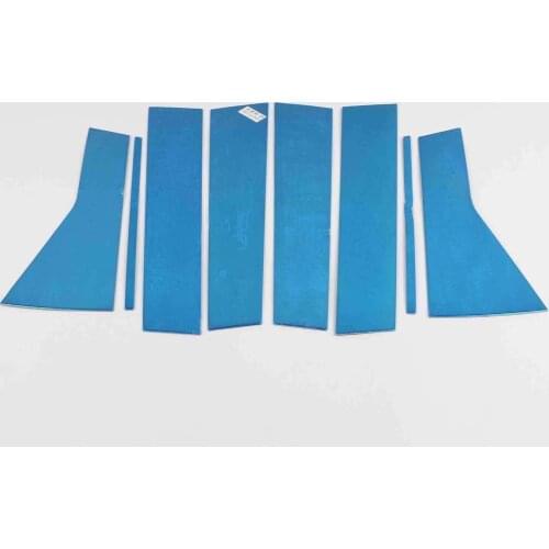 For Haval F7 2019 Steel Car Window Middle Column Panel Cover Trim BC Center Pillar Stickers Exterior Accessories Styling