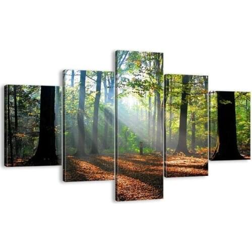 Wall Art picture Abstract Canvas painting forest Picture art wall Oil Painting On Canvas The canvas print Living Room With Frame