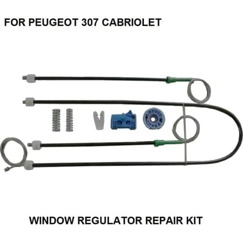 CAR PARTS 2003-2008 FOR PEUGEOT 307 CABRIOLET WINDOW REGULATOR REPAIR KIT FRONT LEFT SIDE NEW