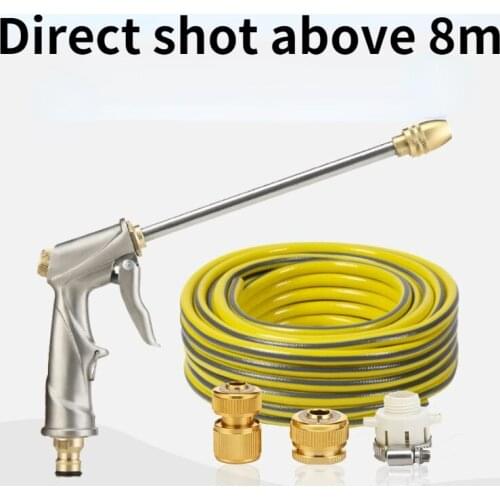 Powerful Pressure Washer Car Wash Water Gun Foam Pot Set Household Telescopic Hose Power Washer Spray Nozzle Watering Tool Suit