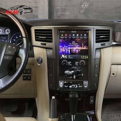 AuCAR tesla style multimedia Car radio for lexus lx570 2007-2015 Android 9.0 GPS navigation 1 din stereo autoradio player DVD