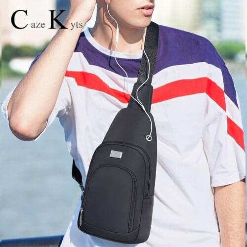 Men handsome fashion business casual shoulder bag Messenger bag travel computer bag portable handbag designer leather chest bag