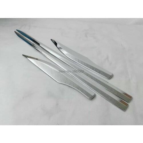 New! For Toyota C -HR CHR 2016 2017 ABS Chrome Side Door Body trim molding protector decoration trim