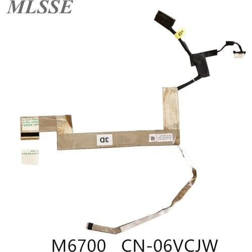 New Original For DELL M6700 3D Version 40PIN LCD Cable Screen Wire DC02C002D00 CN-06VCJW 06VCJW 6VCJW Fast ship