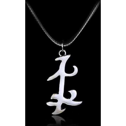 Movie Charm Jewelry City of Bones Necklace Leather Rope Chain Necklace Colar Friendship pendant Necklace
