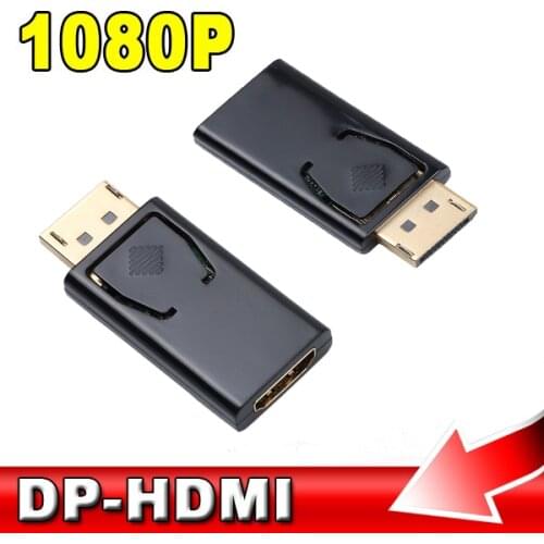 1080P Display Port DisplayPort DP Male To HDMI-compatible Female Converter Adapter Video Audio Connector Fit For MacBook Pro Air