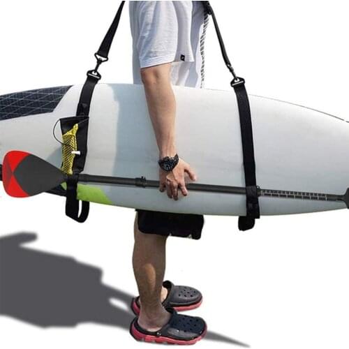 Adjustable Paddleboard Carrying Strap Kayak Storage Sling with Soft Shoulder Pads Surfboard Carry Shoulder Straps