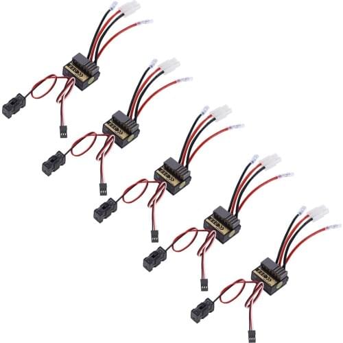 5pcs/lot 320A Brushed Motor Speed Controller ESC For RC Electric Car 4.8- 7.2 V Truck Buggy Ship & Boat R/C Hobby D2 Part