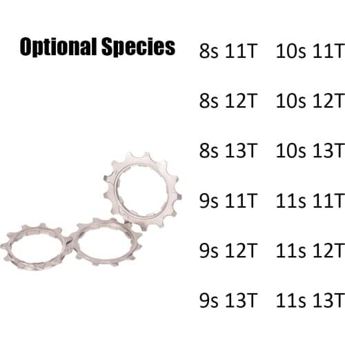 ZTTO 8/9/10/11 Speed 11T/12T/13T Freewheel Flywheel Pinion for Bicycle Bike MTB Cassette Cog in Mountainous Region and Highway