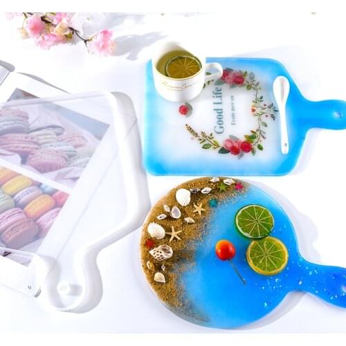 TC118 Tray Silicone Resin Molds Food Grade Eco-friendly Shape SiliconeMold For Resin Epoxy