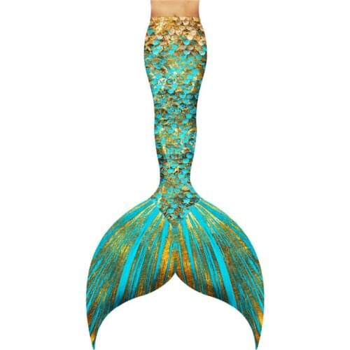 Mermaid Tail Cosplay Costume Women Swimmable Swimwear Custom size Beach Swimming Cosplay Costume without Monofin