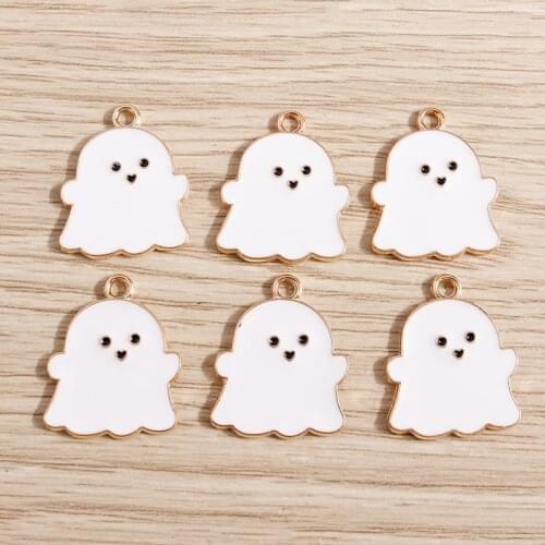 10pcs 18*22mm Cartoon Cloud Charms for Jewelry Making Enamel Alloy Charms for Necklaces Earrings Bracelets Pendants DIY Crafts