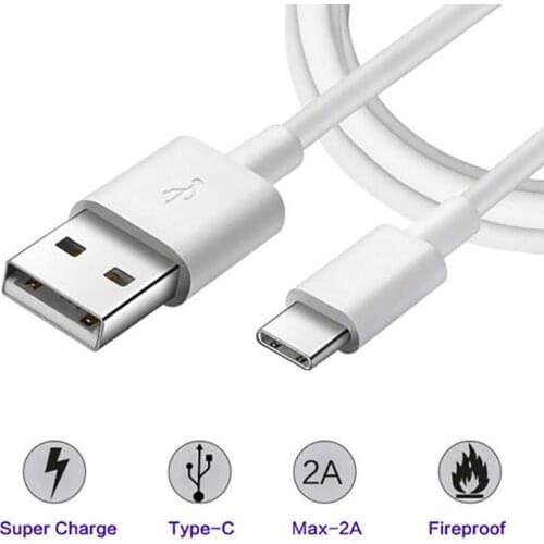 2m USB Type-C data sync fast charging charger cable for Huawei Samsung Galaxy HTC, travel mobile phone charging line cable