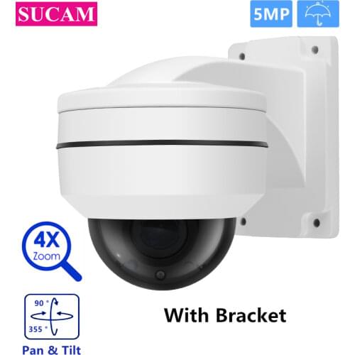 5MP AHD PTZ CCTV Camera Pan Tilt Motorized 4X Zoom Waterproof 4 in1 High Resolution Home Security Surveillance Cameras Outdoor