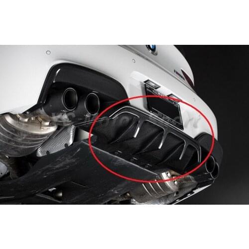 Car Accessories Carbon Fiber MP Style Rear Diffuser Fit For 2012-2014 6 Series F06 F12 F13 M6 Rear Diffuser