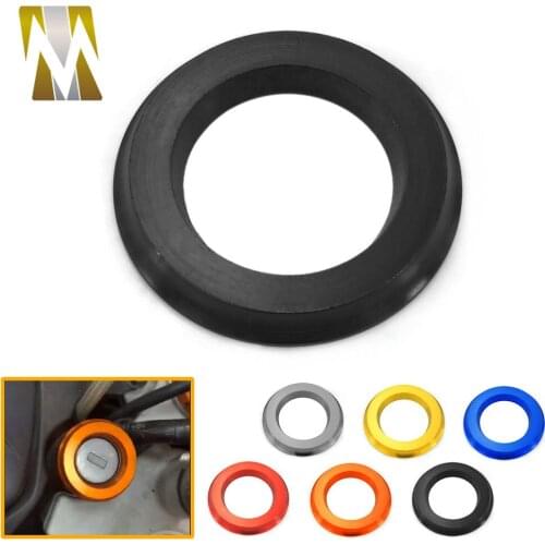 For KTM Duke 125 200 Vespa GTS Sprint Motorcycle Ignition Switch Cover For Kawasaki Ninja 400 250 Ignition Switch Ring Cover Cap
