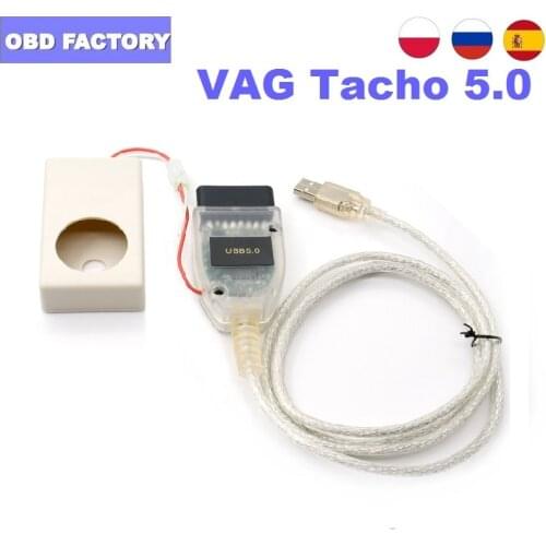 For VAG Tacho 5.0 USB Version FT245RL VAGTACHO USB Supports VDO For AUDI/VW NEC MCU 24C32 or 24C64 VAG Tacho V5.0 Quality Stable