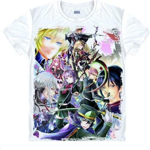 Owari no Serafu T-Shirt Mikaela Shindo Shirt fashion t-shirts men anime costume T Shirts japanese anime cosplay Anime Cosplay a