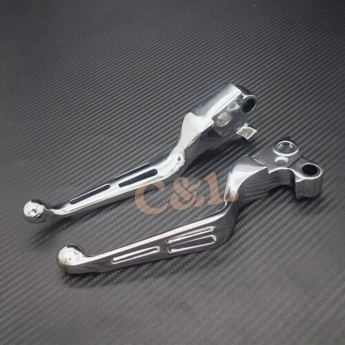 Chrome Brake Clutch Levers Fit For Harley Sportster XL 883 1200 1996-2003