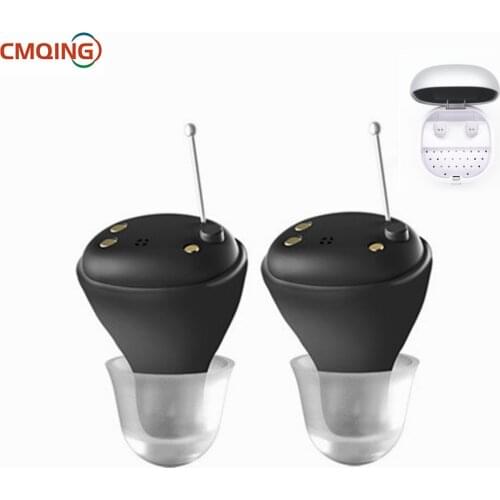 CIC 4 Channel High-End Hearing Aid Digital Rechargeable Memory Function No-Noise Intelligent Programming Mini Hearing Aid