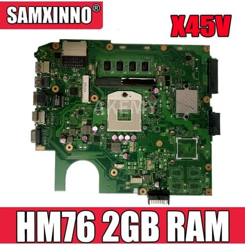 X45V Motherboard for ASUS X45VD X45V X45C Laptop Mainboard SLJ8E HM76 X45VD REV 2.0 with 2GB RAM 100% test work