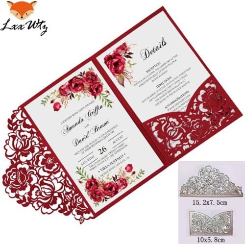 Metal CuttingDies greeting Card Rose suit Stencils for DIY Scrapbooking DIY Paper Cards Photo Album Decorative 2020