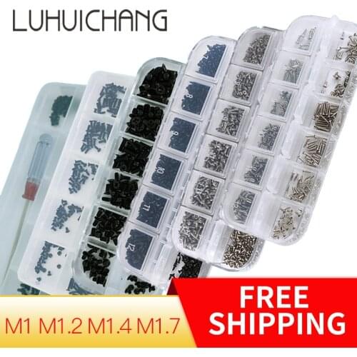 M1 M1.2 M1.4 M1.7 Mix Micro Laptop Screwdriver Computer Case Assemble Repair Electronic Small Digital Mechanical Screw Kit
